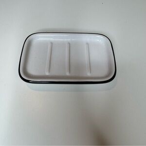 Hearth & Hand Black and White Soap Dish